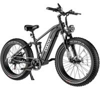 E-BIKE VTT électrique 26 pouces 20Ah, 250W moteur Bafang jusqu'à 100km, E-MTB avec suspension softtail Shimano 7 vitesses dérailleur pour homme