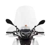 E-BIKERS. Isotta Kit de pare-brise complet avec fixations Piaggio Beverly 300 400 HPE 2021 2022