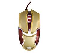 E-BLUE EMS610 Souris USB Optique 4000 DPI - Souris (Optique, USB, 4000 DPI, Or, Rouge)