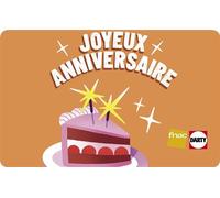 E-carte cadeau Fnac Darty Anniversaire 15E