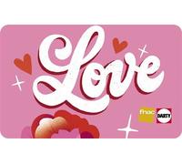 E-carte cadeau Fnac Darty Love 100E