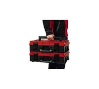 E-Case S-F 4540019 Mallette de transport polypropylène rouge, noir (L x l x H) 444 x 330 x 131 mm