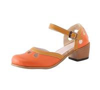 e Chaussures pour femme printemps et 2023 style de commerce extérieur européen et américain Grande boucle colorée assortie Sandales décontractées Chaussures à lacets pour femme, jaune, 42 EU Large