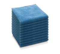 E-Cloth Chiffon de nettoyage multi-usage, Microfibre, Bleu, Pack de 10