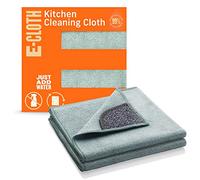 e-cloth Chiffon de Nettoyage pour la Cuisine, Microfibre, Vert, Pack de 2
