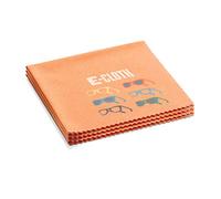e-cloth Chiffon de Nettoyage pour Lunettes, Microfibre, Orange, Pack de 3