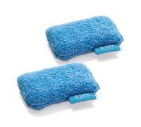 e-cloth Coussinet de propreté maillé, Polyester, Bleu, Pack de 2
