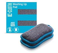 e-cloth Coussinet pour Vaisselle, Polyester, Bleu, Pack de 2