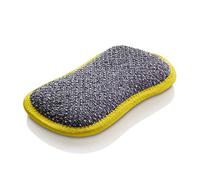 E-Cloth Coussinet pour vaisselle, Polyester, Jaune & Gris, Pack de 1