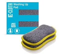 e-cloth Coussinet pour Vaisselle, Polyester, Jaune, Pack de 2