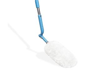 E-Cloth Épousseteur extensible 2 en 1, Polyester, Bleu & Blanc, Pack de 1