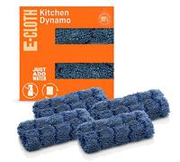 E-Cloth Kitchen Dynamo Lot de 4 éponges à récurer en Microfibre Anti-Rayures de qualité supérieure, idéales pour Le Nettoyage de la Vaisselle, de l'évier et du comptoir, Bleu