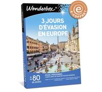 E-coffret Wonderbox 3 jours d'évasion en Europe