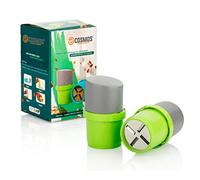 E-COSMOS Coupe-fruits secs et trancheuse avec lame en acier inoxydable, broyeur manuel pour amandes, noix de cajou, pistas et chocolat, outil de cuisine (multicolore, lot de 1)