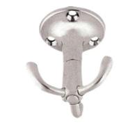 E/D/E Bestla Format Patère triple pour vestiaire, chapeaux et manteaux, H58 × I mm, aluminium EV1 poli Quantité:1