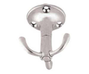 E/D/E Bestla Format Patère triple pour vestiaire, chapeaux et manteaux, H58 × I mm, aluminium EV1 poli Quantité:1