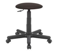 E/D/E Drehhocker Goliath siège en similicuir noir hauteur d’assise 395-530 mm avec roulettes Quantité:1