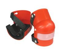 E/D/E Genouillères articulées coque rigide PVC, orange Quantité:1