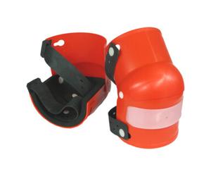 E/D/E Genouillères articulées coque rigide PVC, orange Quantité:1