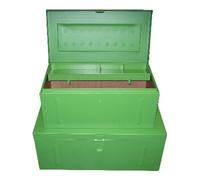 E/D/E Stahlblech Boîte en tôle d'acier verte 690×360×310mm (H × I × P) Quantité:1