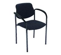 E/D/E STYL Chaise visiteur avec accoudoirs noir/anthracite Quantité:4