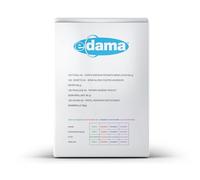 e-dama Lot de 100 feuilles autocollantes imprimables SRA3 (320 x 450 mm), papier photo adhésif brillant pour impression laser, blanc avec rétrécissement