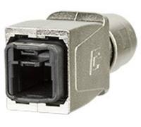 E-DAT Industry IP67 V14 Metz Connect 14010850C0ME RJ45 Capot passe-câble argent 1 pc(s)