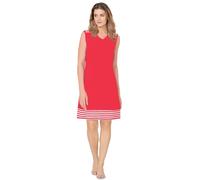 e.Femme® Robe de plage Elena 2281 pour femme en tissu éponge, rouge, 38