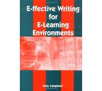 E-Ffective Writing For E-Learning Environments