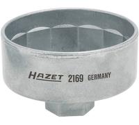 HAZET Clé pour filtres à huile 2169-36 50 mm – carré creux 3/8 pouce (10 mm) Quantité 1