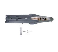 E-flite Fuselage F-16 Falcon-Gray 80mm EDF- EFL87876 Parts