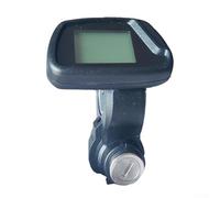 E For Bike LCD Compteur de vitesse électrique pour vélo Affichage de la vitesse 36 V 48 V 60 V 72 V ABS Moniteur de guidon avec serrure à clé Câble de 170 cm pour scooter électrique Odomètre (B)