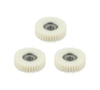 E For Bike Nylon Gear 36T Motor Gear Pièces de rechange compatibles avec MXUS 500 W électrique pour moyeu de vélo Construction en nylon blanc Lot de 3
