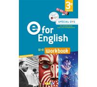 Didier – E for English 3e – Workbook spécial DYS – Anglais Ed.2017