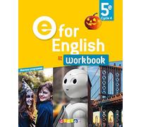 E for English 5e - Anglais Ed.2017 -Workbook