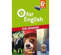 E for English 6e - Anglais Ed.2016 - Guide pédagogique Guide pédagogique, Programme 2016 - Mélanie Herment - Didier - broché - Scolaire / Universitaire