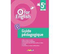 E For English - Anglais 5e - Ed. 2026 - Guide pédagogique