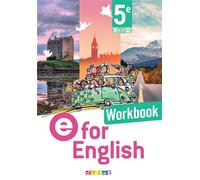 E For English - Anglais 5e - Ed. 2026 - Workbook - Mélanie Herment - Didier - broché - Scolaire / Universitaire