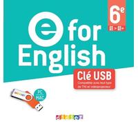 E For English - Anglais 6e - Ed. 2025 - Clé USB