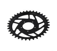 E-For Plateau de vélo 36T pour BAFANG pour moteur d'entraînement de 1000 W, 48 V 52 V électrique pour roue de pignon de vélo, chaîne en alliage d'aluminium 6061 pour anneau, noir, 160 mm