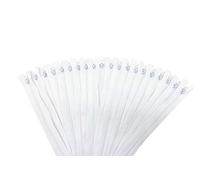 E-Goal 20 Pièces 18 cm Tailleur Couture Nylon Bobine Fermé Zippers Fin (Blanc)