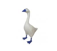 (E)Goose Key Holder Realistic Looking Waterproof Synthetic Resin Miniature Goose Magnetic Key Holder Farmhouse Decor Home Supplies