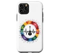 E-Guitar Arc-En-Ciel Vibration Musicale Coque pour iPhone 11 Pro