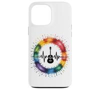 E-Guitar Arc-En-Ciel Vibration Musicale Coque pour iPhone 13 Pro Max