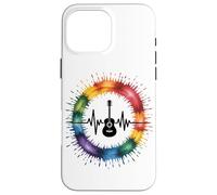 E-Guitar Arc-En-Ciel Vibration Musicale Coque pour iPhone 16 Pro Max