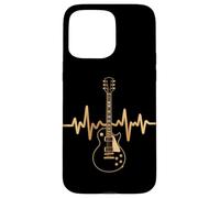 E-Guitar Battement Du Coeur Musique Coque pour iPhone 15 Pro Max