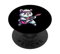 E-Guitare Lama avec Bandeau Rétro PopSockets PopGrip Adhésif