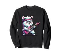 E-Guitare Lama avec Bandeau Rétro Sweatshirt