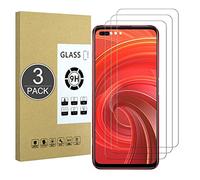 E-Hamii Protecteur D'écran Compatible avec Oppo Realme X50 Pro(5G),[Résistant Aux Rayures,Haute Définition,sans Bulle], [3 Pack] Protecteur en Verre Trempé pour Oppo Realme X50 Pro(5G)