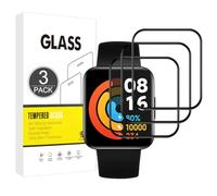 E-Hamii Protecteur d'écran Compatible avec Xiaomi Poco Watch,[3 Pièces][3D Incurvé Full Cover][Résistant Aux Rayures,Haute Définition] Protecteur pour Xiaomi Poco Watch